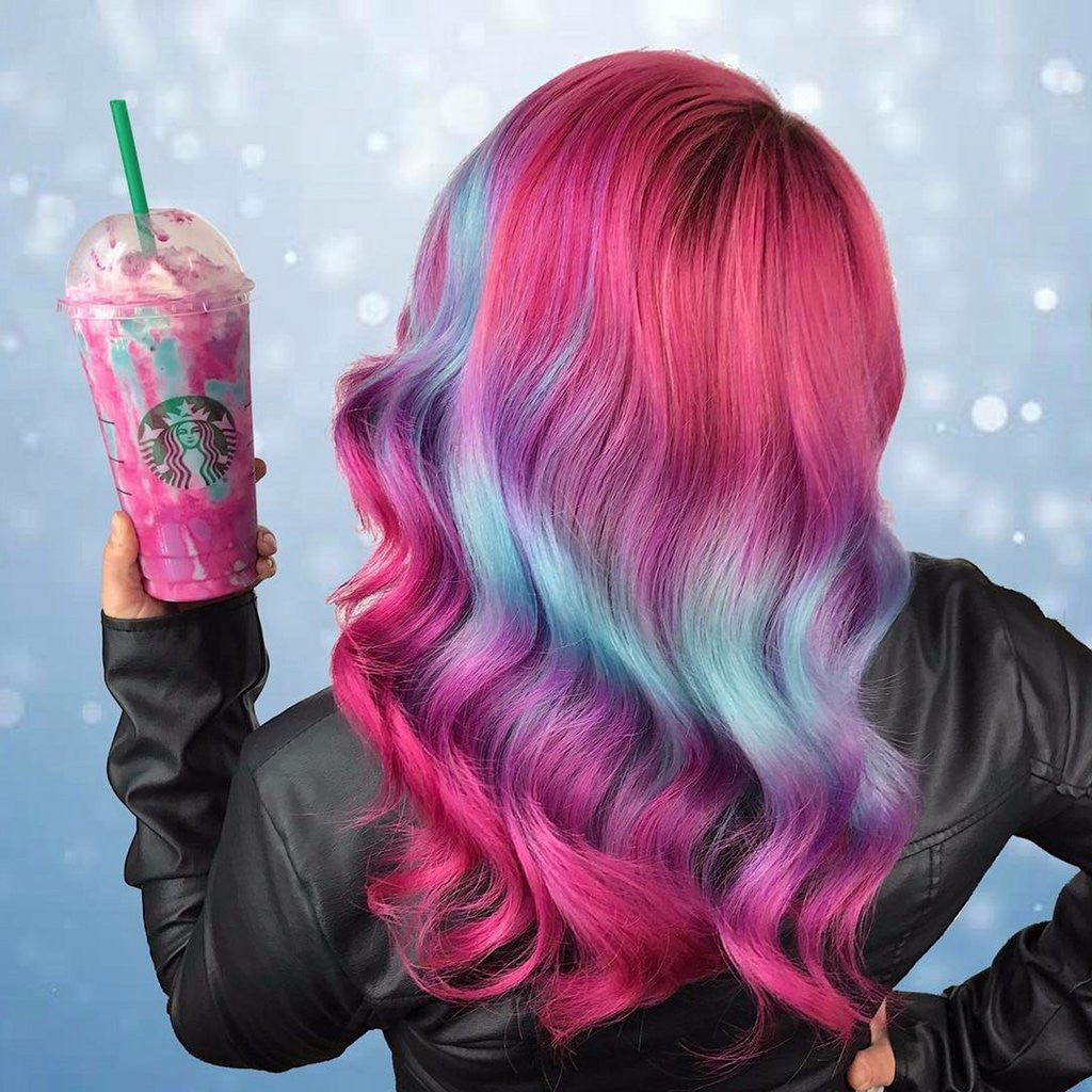 Unicorn Hair IS a Thing Thanks To a Frappuccino