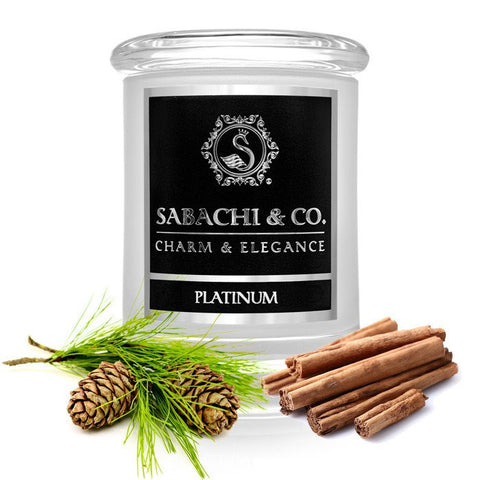 Sabachi & Co Platinum Soy Candle