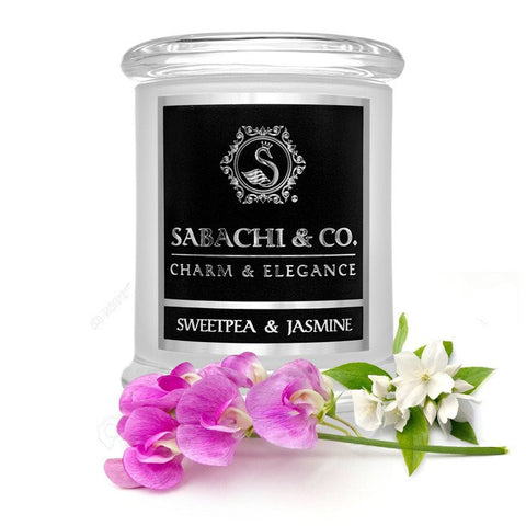 Sabachi & Co Sweetpea & Jasmine Soy Candle